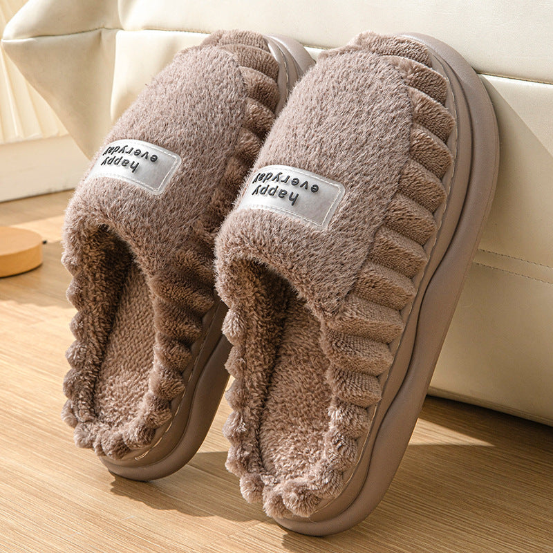 Patchwork Home Slippers Thick-soled EVA