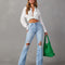 Fashion Temperament Wide-leg Jeans Women