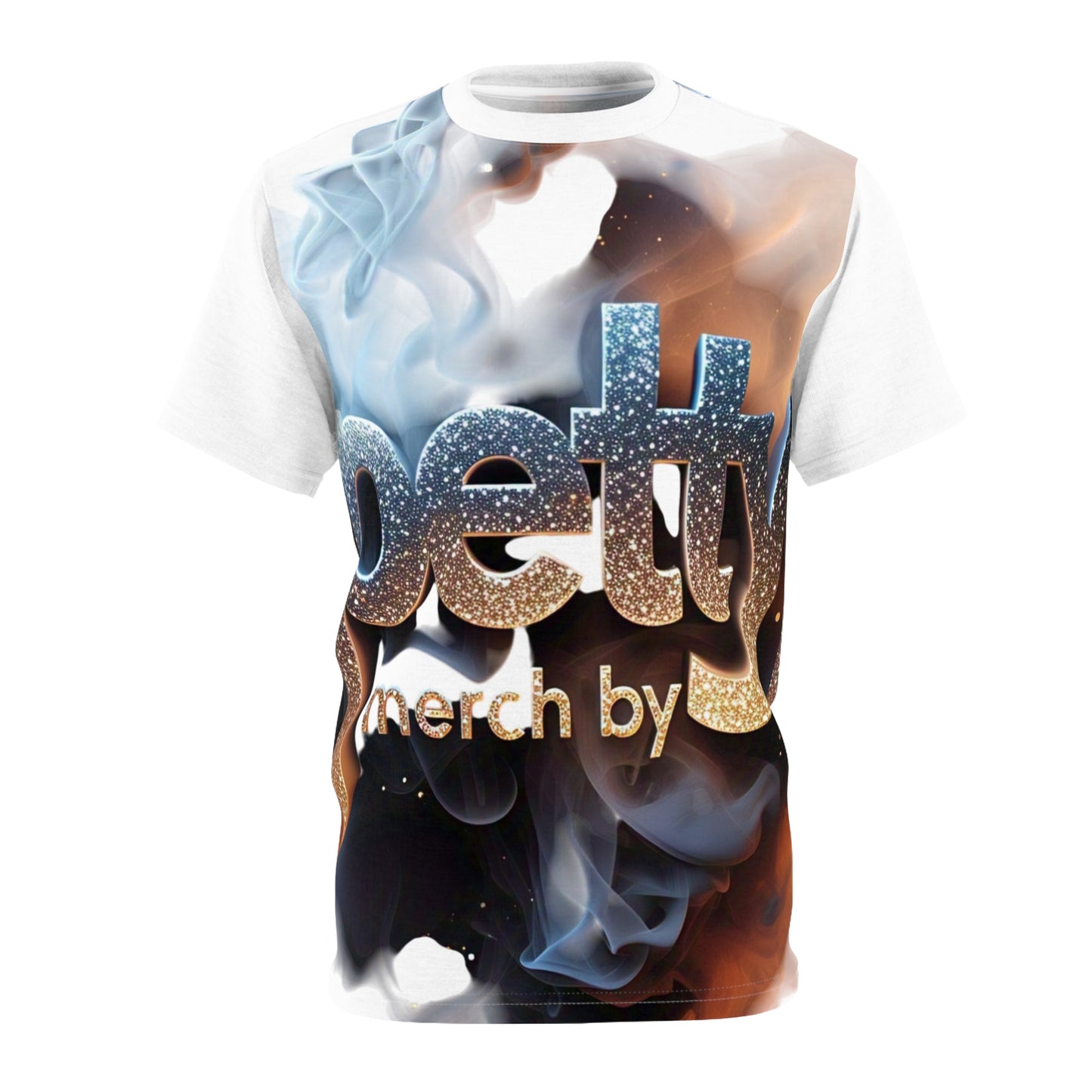 Petty Merch Unisex Cut & Sew Tee - Trendy Graphic T-Shirt with Stylish Smoke Design