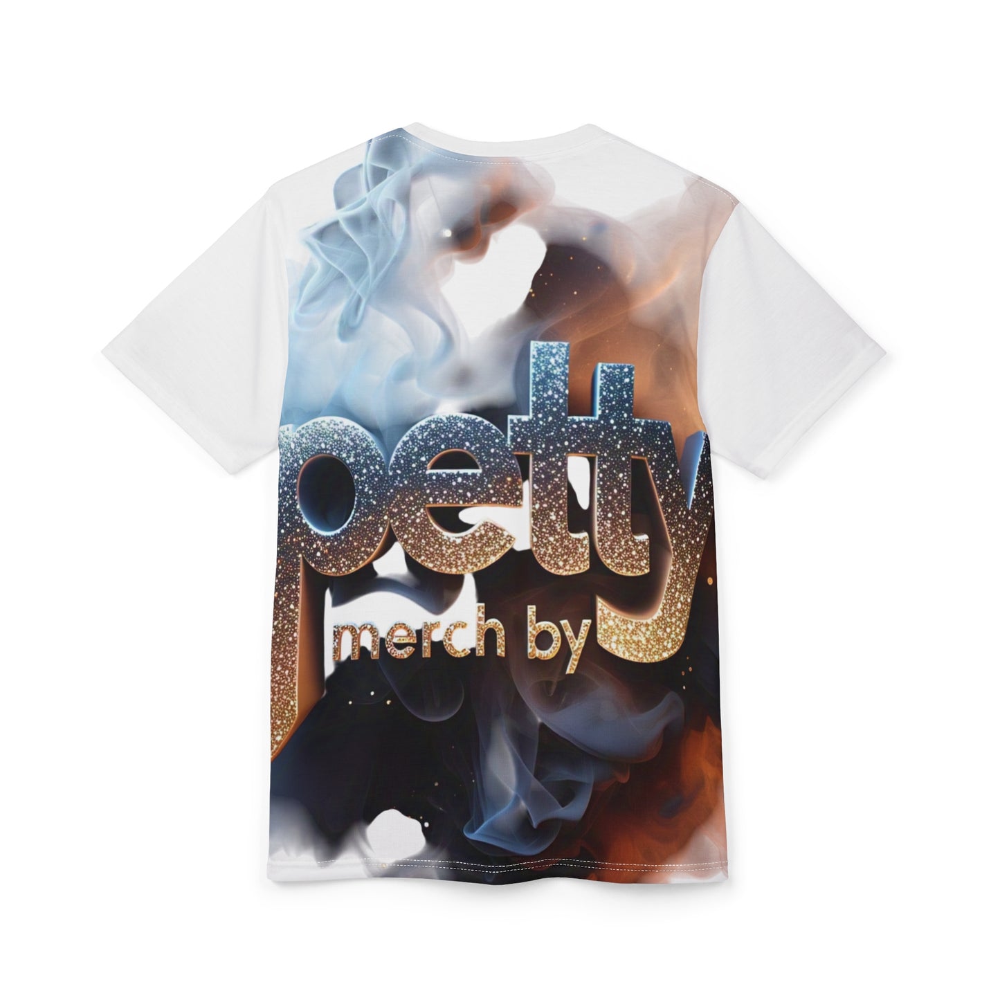Petty Merch Unisex Cut & Sew Tee - Trendy Graphic T-Shirt with Stylish Smoke Design