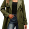 European And American Autumn Women's Double Breasted Fashion Casual Trench Coat